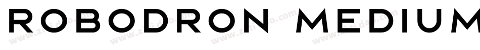 Robodron Medium字体转换